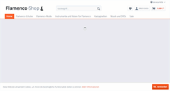 Desktop Screenshot of flamenco-shop.de
